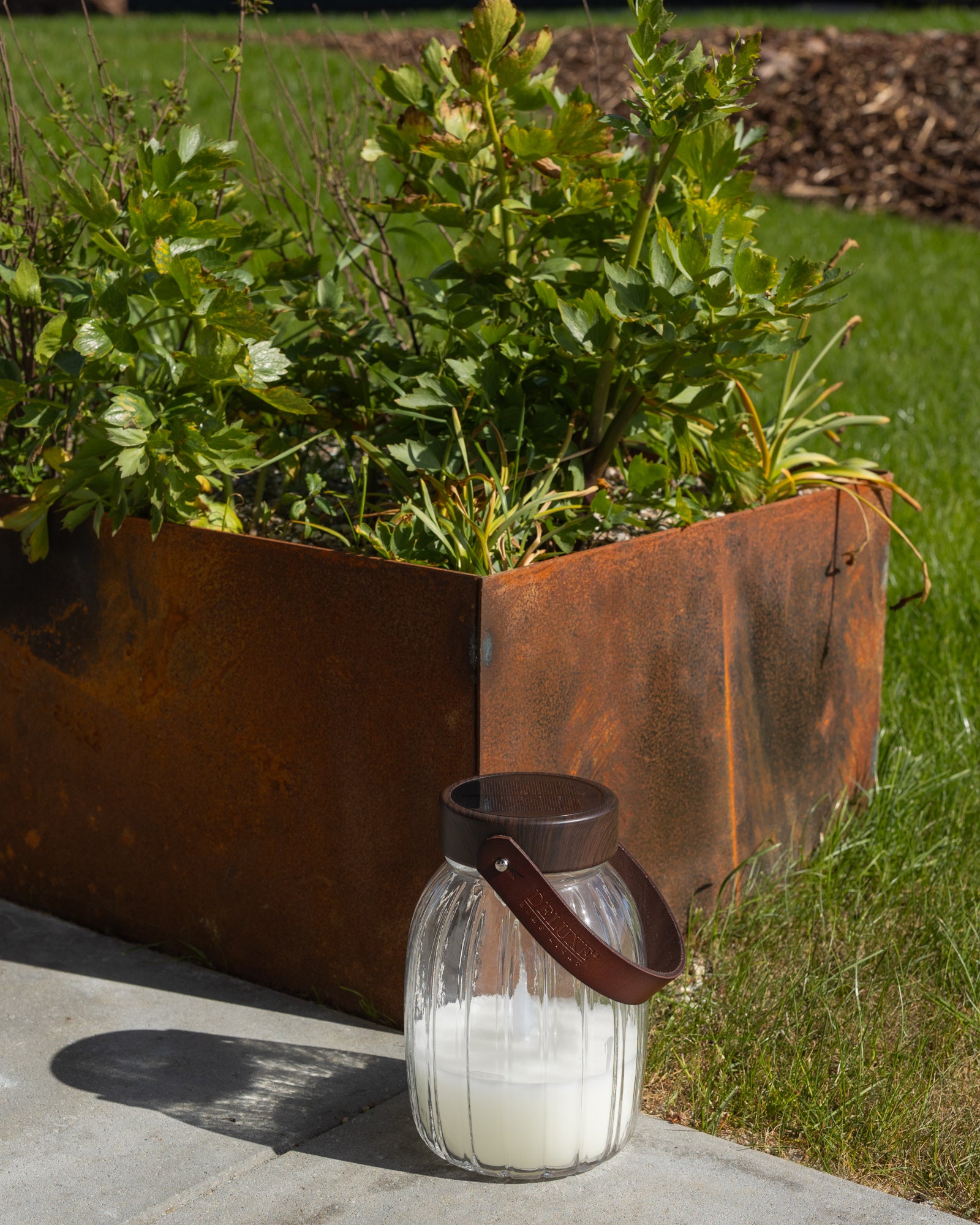 Deluxe Homeart Γυάλινο φανάρι LED 17 cm Φανάρια LED 3