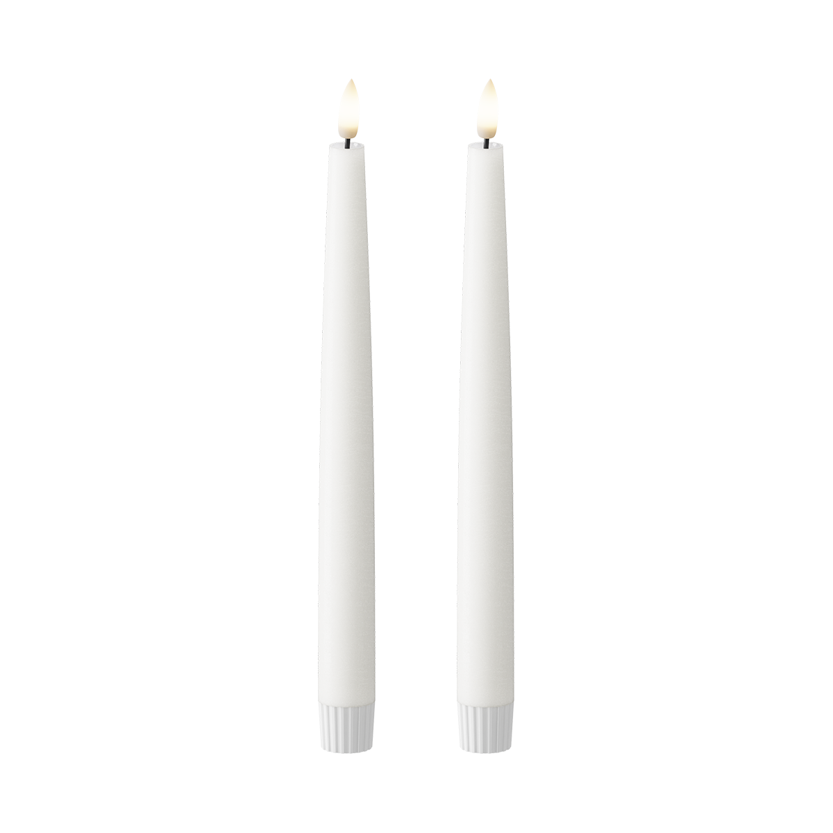 LED Kronljus 2 st, Ø 2,2 x 25 cm Vit
