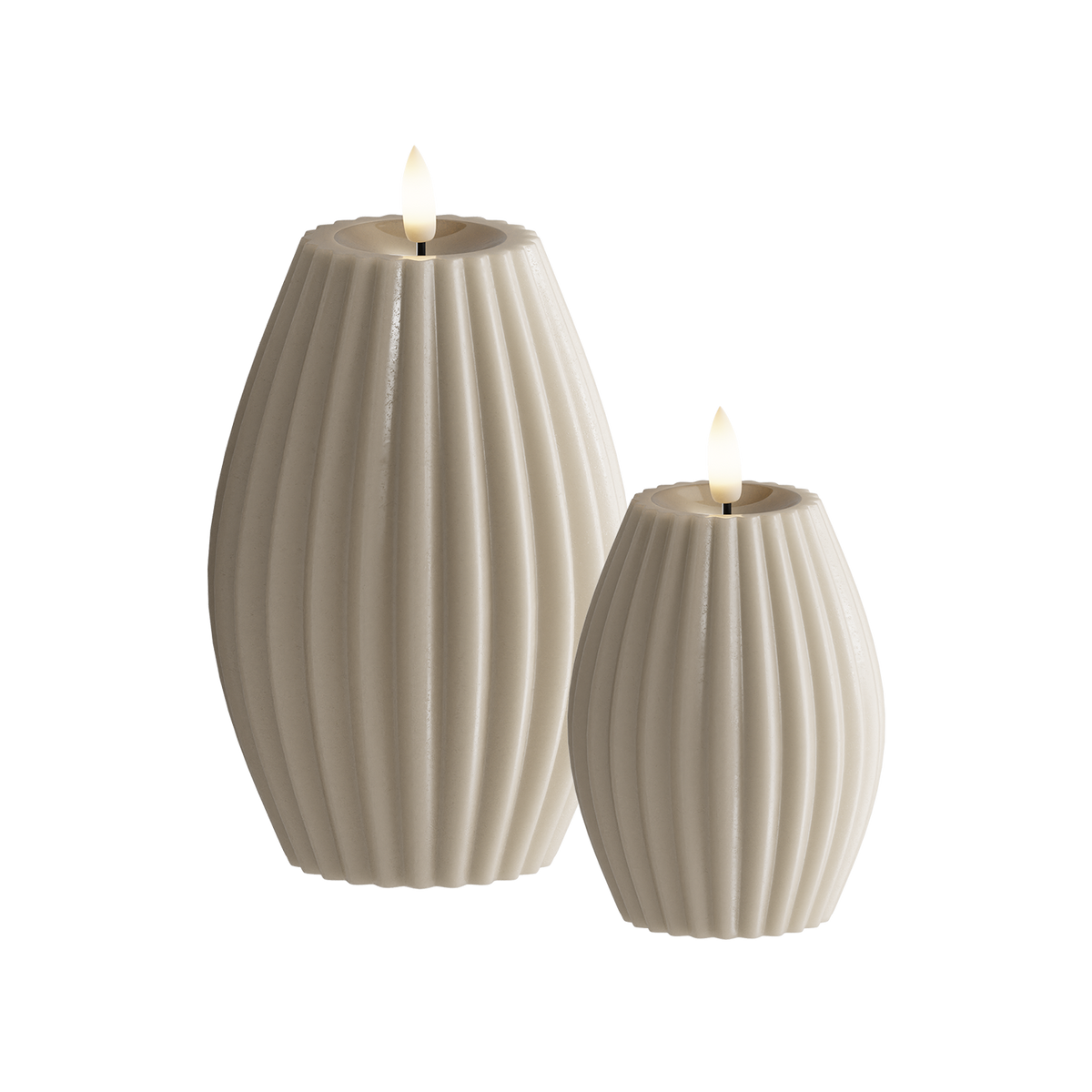 LED soonvalgusti 2 tk, Ø 7,5 x 10 + Ø 10 x 15 cm Liiva