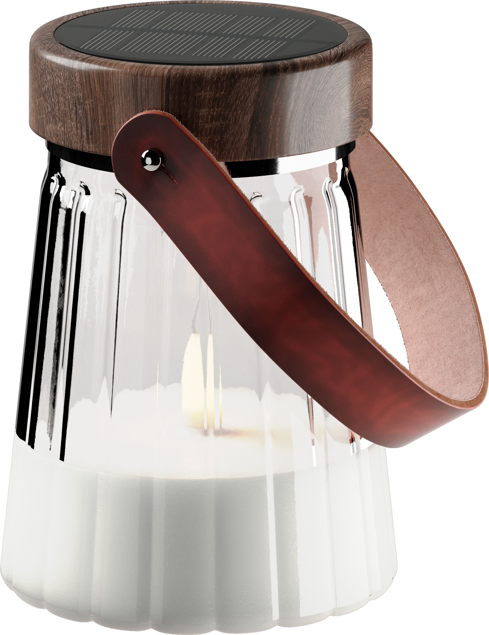 Deluxe Homeart LED stiklo žibintas 13 cm LED žibintai 4