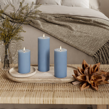 Φως μπλοκ LED Ø 7.5 x 12.5 + 15 + 20 Παγωμένο μπλε