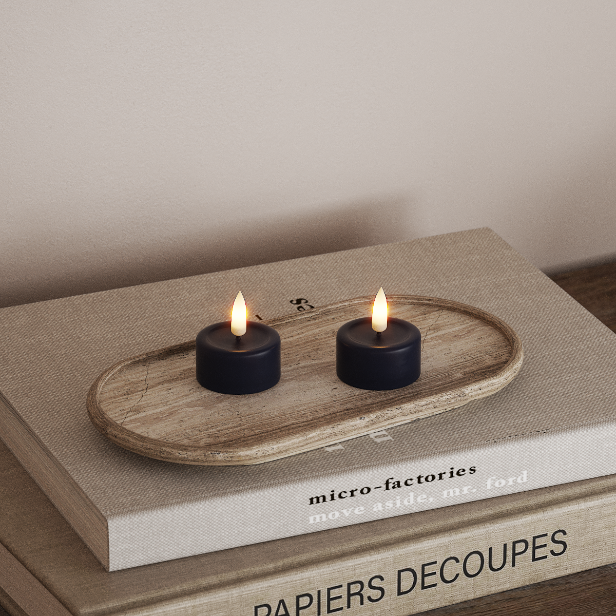 Deluxe Homeart Φωτιστικό τσαγιού LED 2 τεμ. Βασιλικό μπλε Φωτάκι τσαγιού LED 3