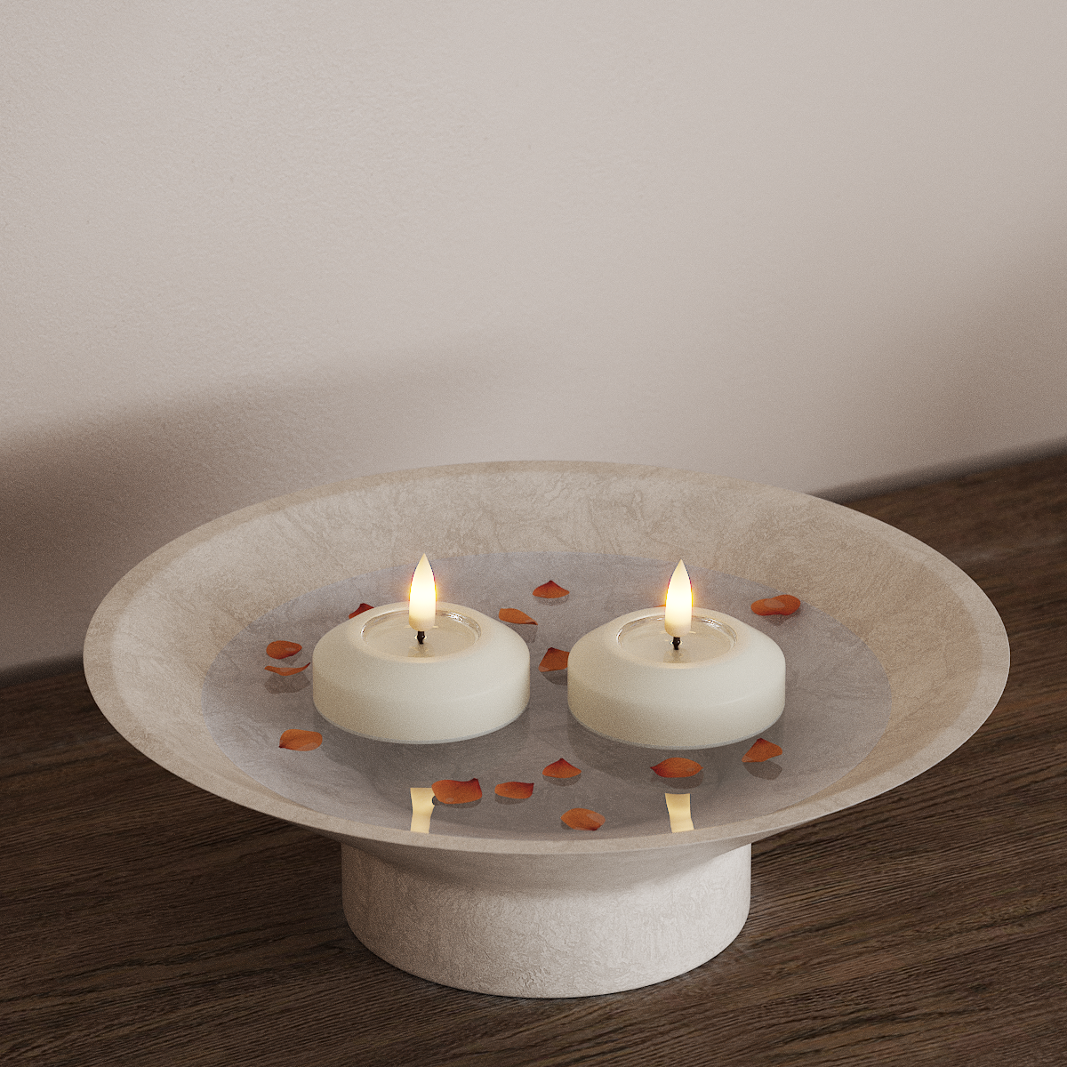 Deluxe Homeart LED Plovoucí světlo Ø 6,1 cm 2 ks Bílá LED plovoucí světlo 3