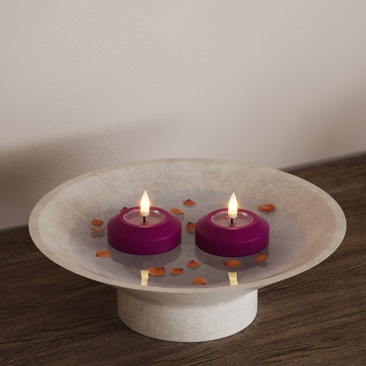 Deluxe Homeart LED plaukiojantis šviestuvas Ø 6,1 cm 2 vnt Violetinė plaukiojanti LED lemputė 3