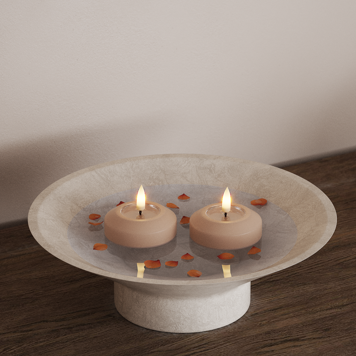 Deluxe Homeart LED plaukiojantis šviestuvas Ø 6,1 cm 2 vnt Rožinė plaukiojanti LED lemputė 3