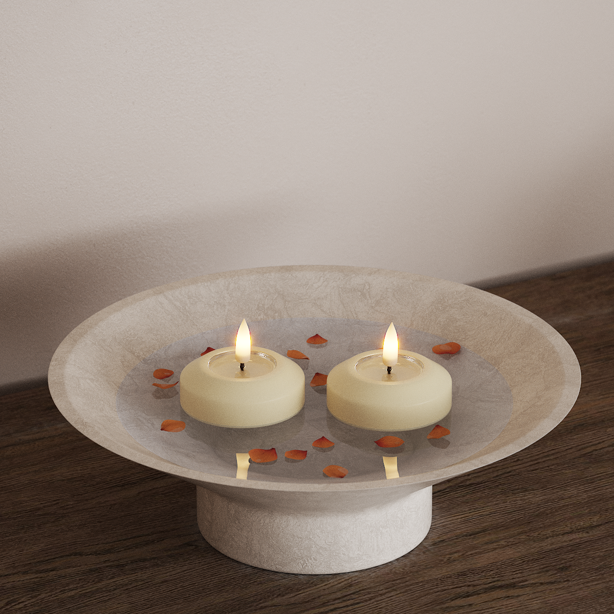 Deluxe Homeart LED plaukiojantis šviestuvas Ø 6,1 cm 2 vnt Kremas plaukiojanti LED lemputė 3