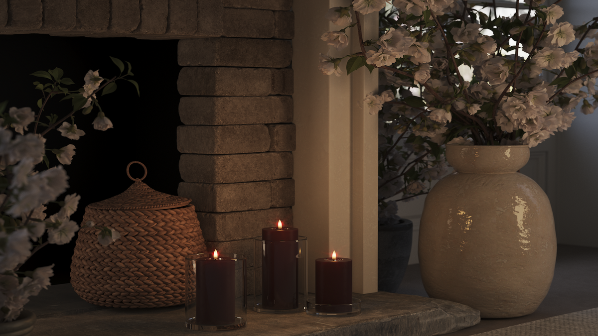 Naturlig tro LED Blokker lys med Wetlook ™ Design