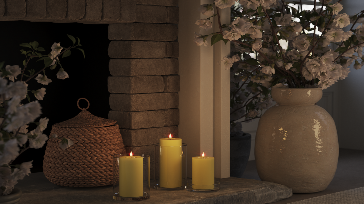 Naturlig tro LED Blokker lys med Wetlook ™ Design