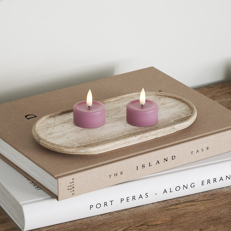 Deluxe Homeart LED arbatos lemputė 2 vnt. Šviesiai violetinė