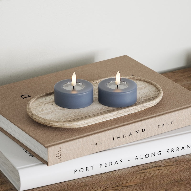 Deluxe Homeart Ρεσώ LED Jumbo 2 τεμ. (Μεγάλο) Παγωμένο μπλε