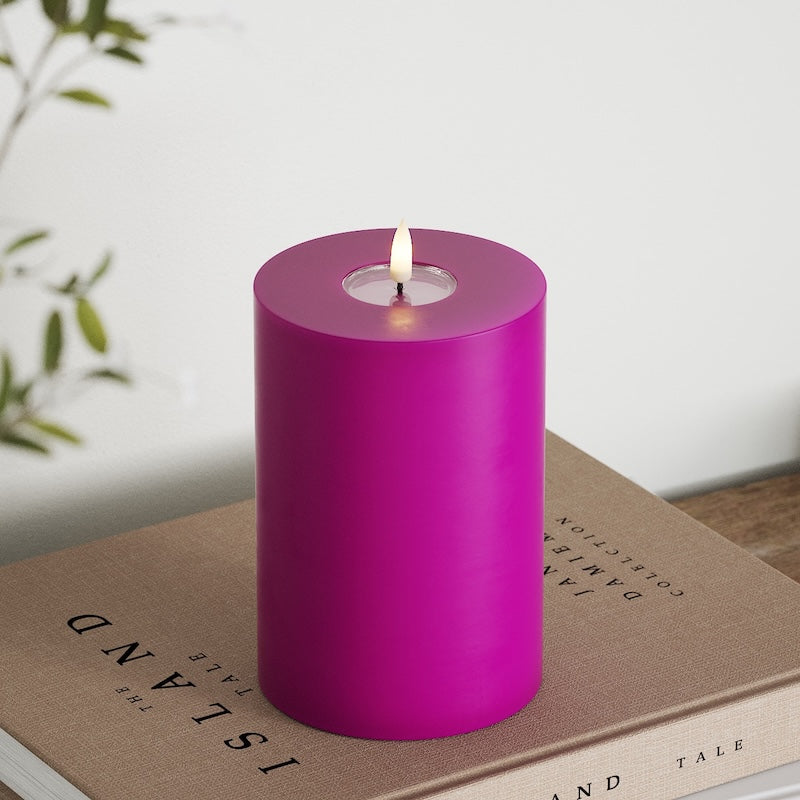 Deluxe Homeart LED blokinis šviestuvas Ø 10 x 15 cm Violetinė