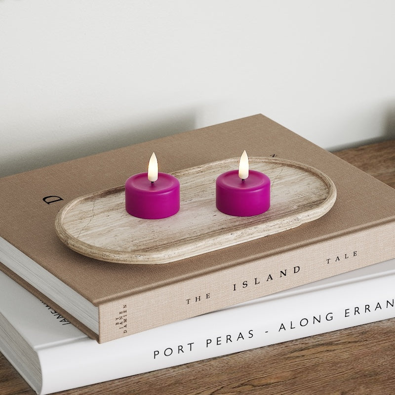 Deluxe Homeart LED arbatos lemputė 2 vnt. Violetinė