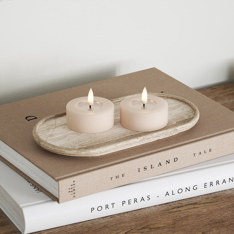 Deluxe Homeart Ρεσώ LED Jumbo 2 τεμ. (Μεγάλο) Βουργουνδί