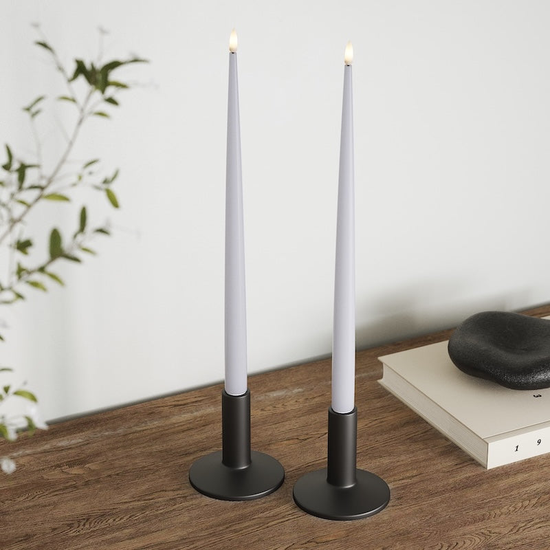 Deluxe Homeart LED žvakių lemputė su laku, 2 vnt 38 cm Prislopintas mėlynas LED žvakių lemputė 2