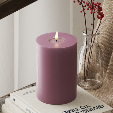 Deluxe Homeart LED blokinis šviestuvas Ø 10 x 15 cm Šviesiai violetinė LED bloko lemputė 4