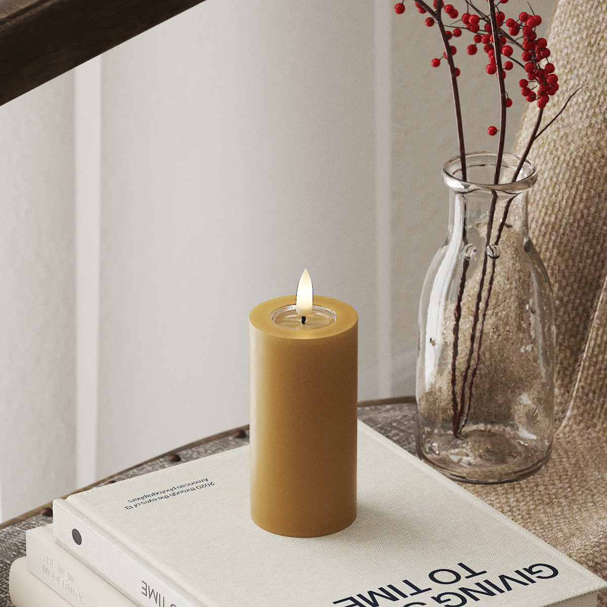 Deluxe Homeart LED plokkvalgusti Ø 5 x 10 cm Karri LED-ploki tuli 4