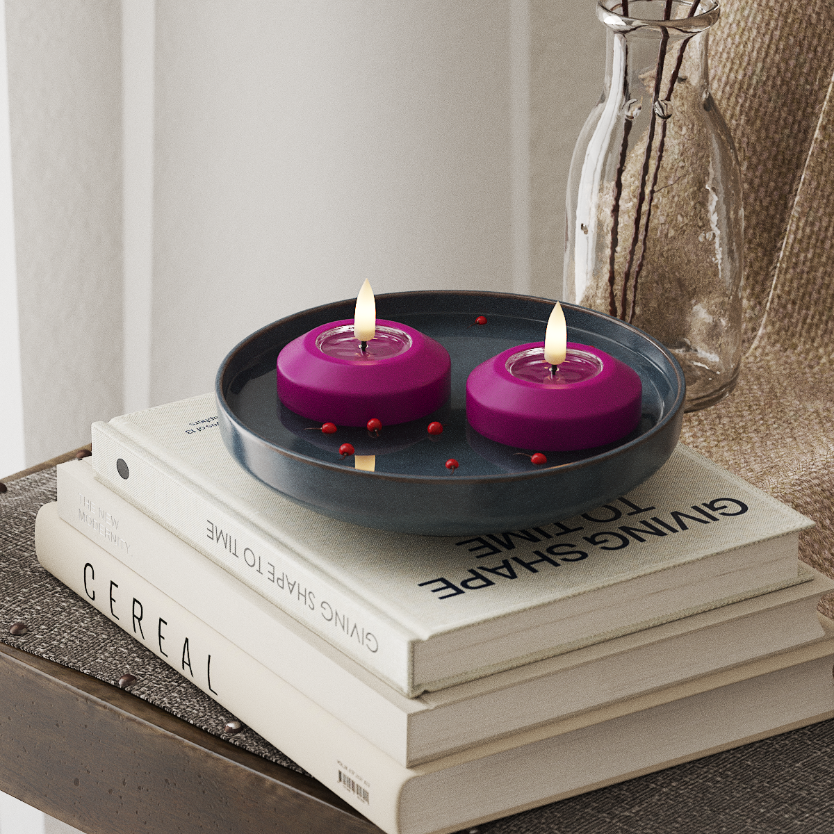 Deluxe Homeart LED plaukiojantis šviestuvas Ø 6,1 cm 2 vnt Violetinė plaukiojanti LED lemputė 4