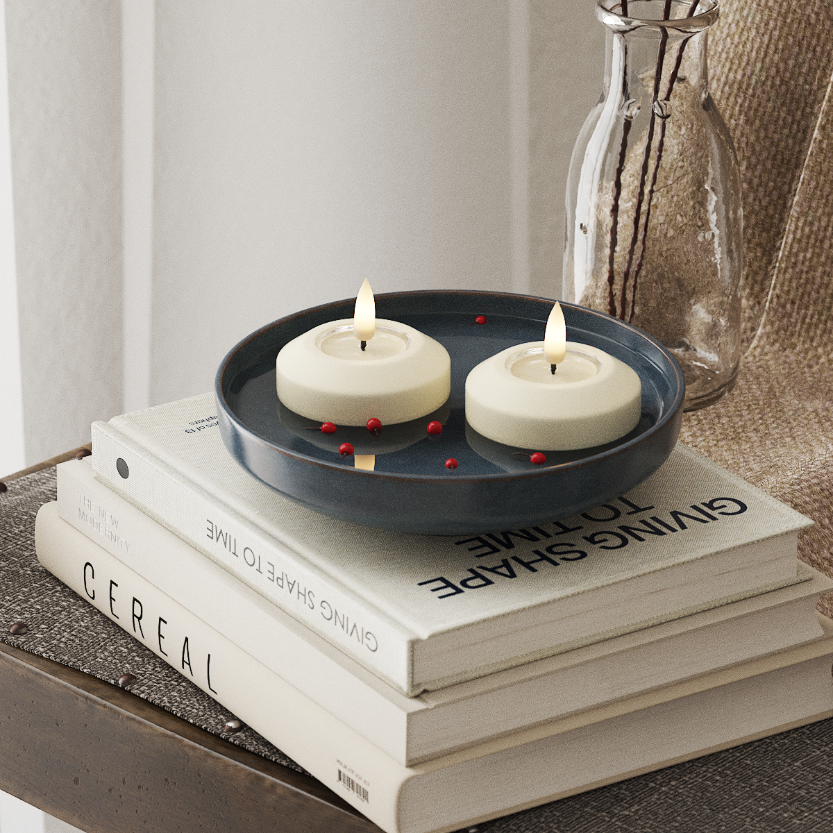 Deluxe Homeart LED plaukiojantis šviestuvas Ø 6,1 cm 2 vnt Kremas plaukiojanti LED lemputė 4