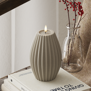 Deluxe Homeart Φωτιστικό αυλάκωσης LED D 10 x Υ 15 cm Άμμος Φως αυλακιού LED 4