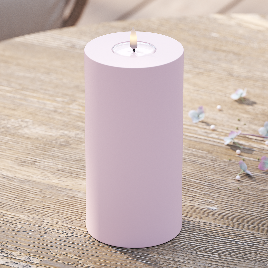 Deluxe Homeart Välis-LED plokkvalgusti Ø 10 x 20 cm Tolmune punane LED välisvalgusti plokivalgusti 2