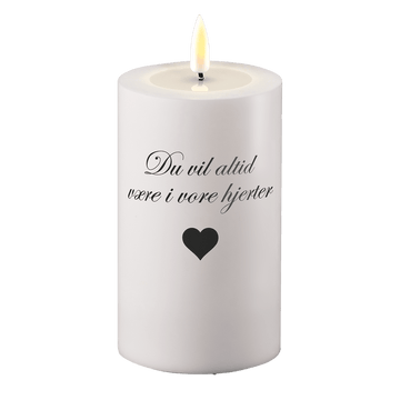 LED Gravlys Du vil alltid være i våre hjerter Deluxe Homeart 1