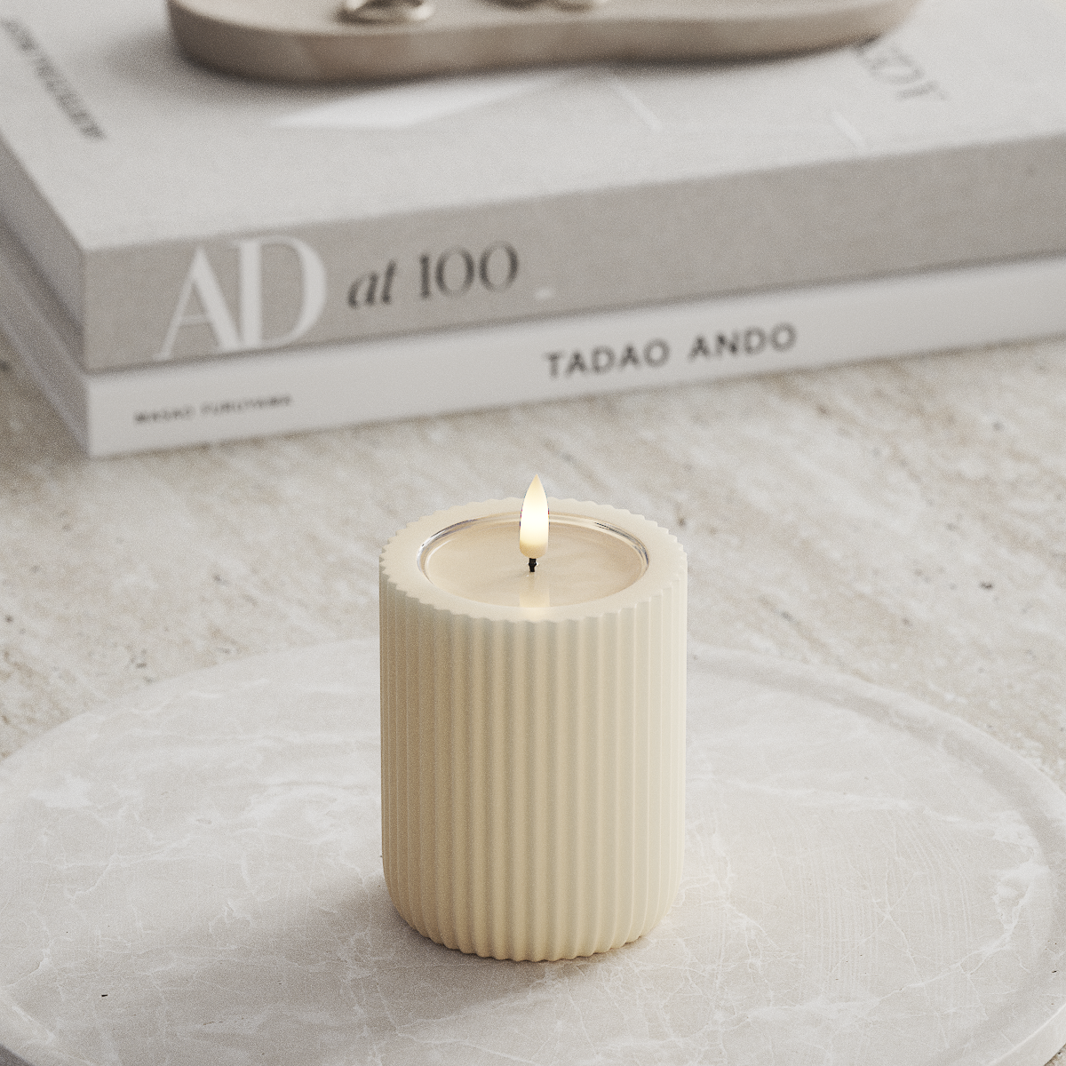 Deluxe Homeart Unique LED soonvalgusti D 8 x 10 cm Kreem unique soone tuli 1