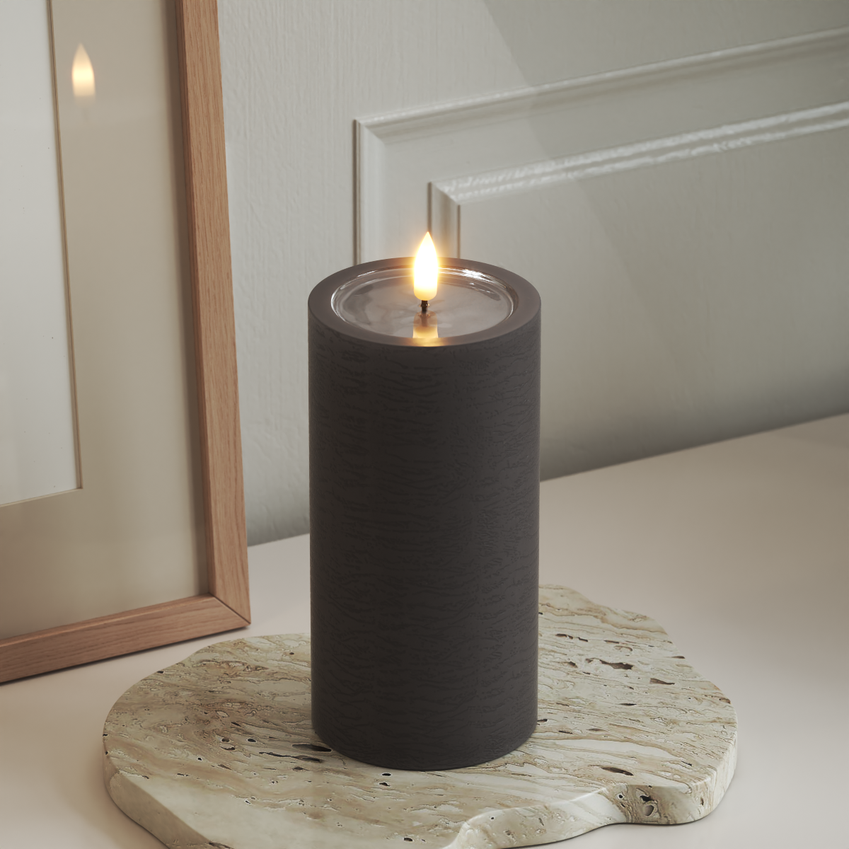 Deluxe Homeart Unique LED blokinis šviestuvas D 7,5 x 15 cm Moka unique bloko lemputė 3