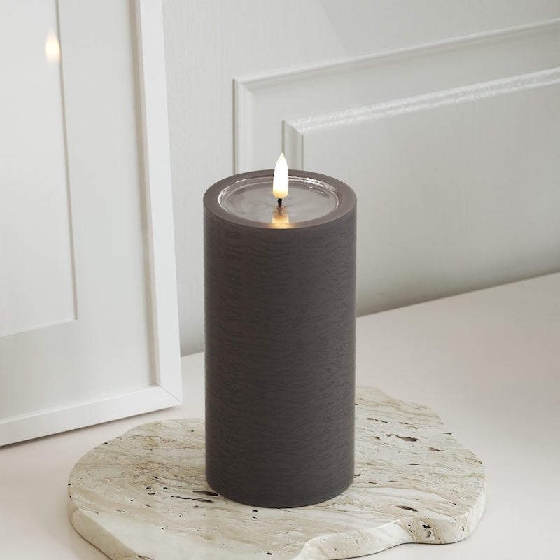 Unique Candles Unique LED blokinis šviestuvas D 7,5 x 15 cm Moka